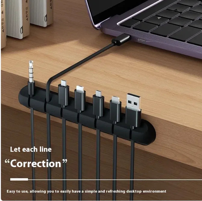 Cable holder with cables