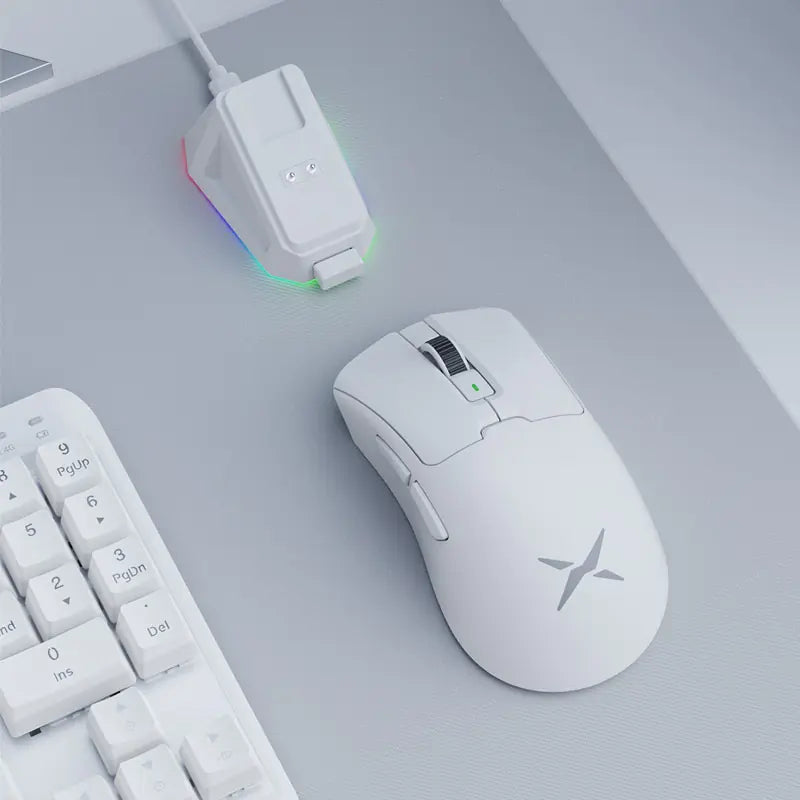Wireless gaming mouse side view