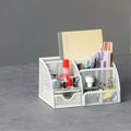 Metal mesh desk organiser