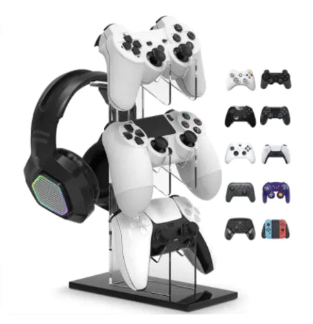 Acrylic controller and headset stand