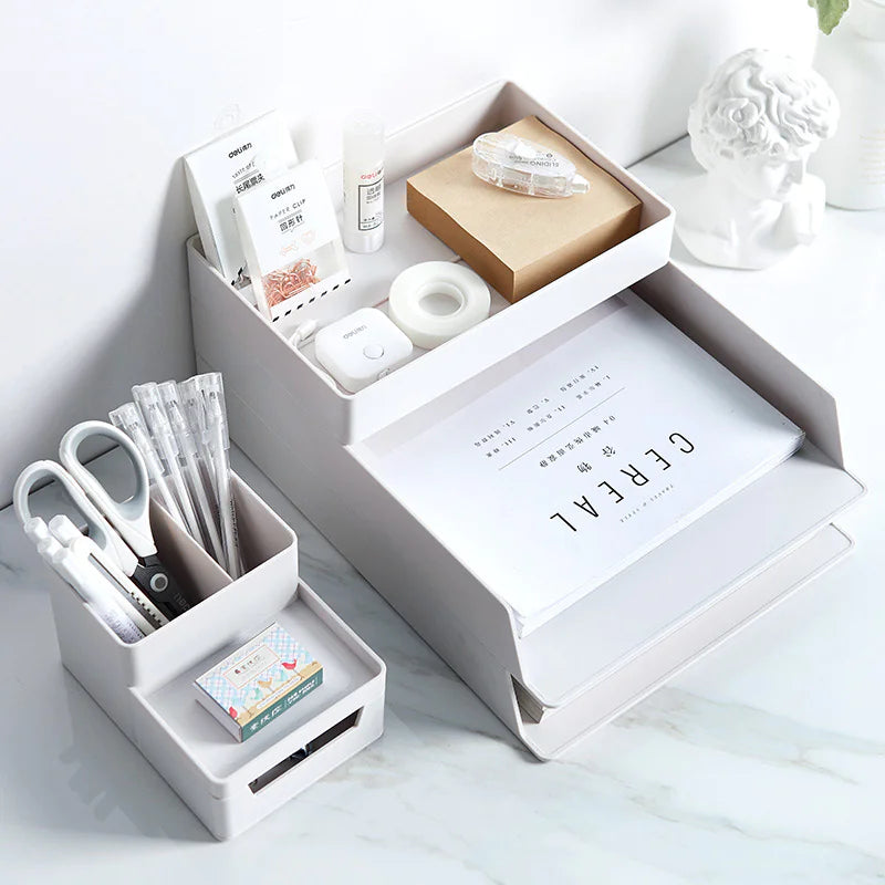 Stackable desk drawer organiser