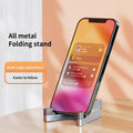 Folding aluminium phone stand