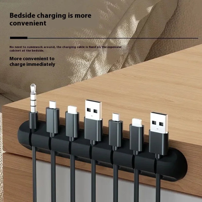 Desktop cable holder